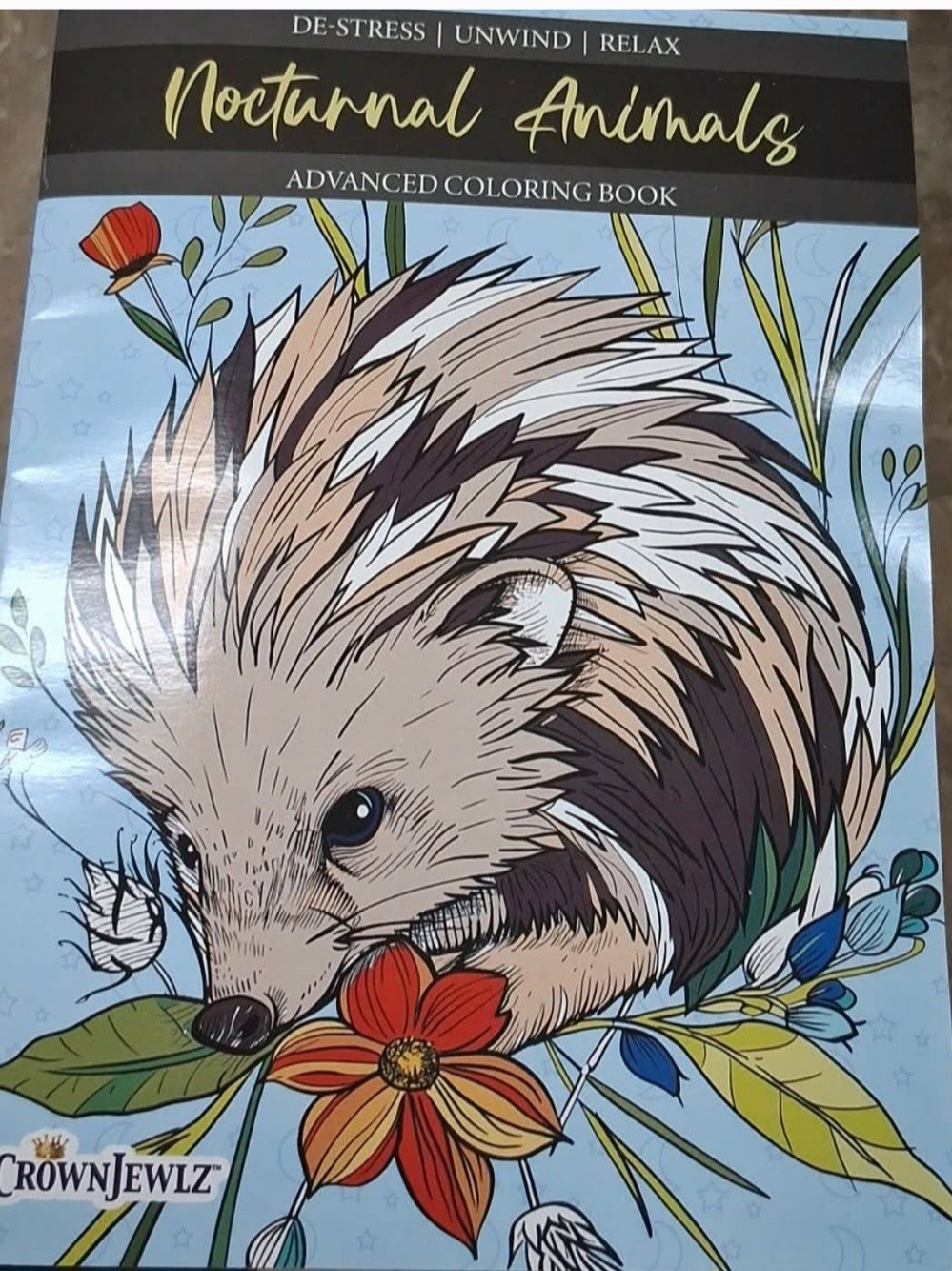 Nocturnal Animals Advanced  Coloring Book